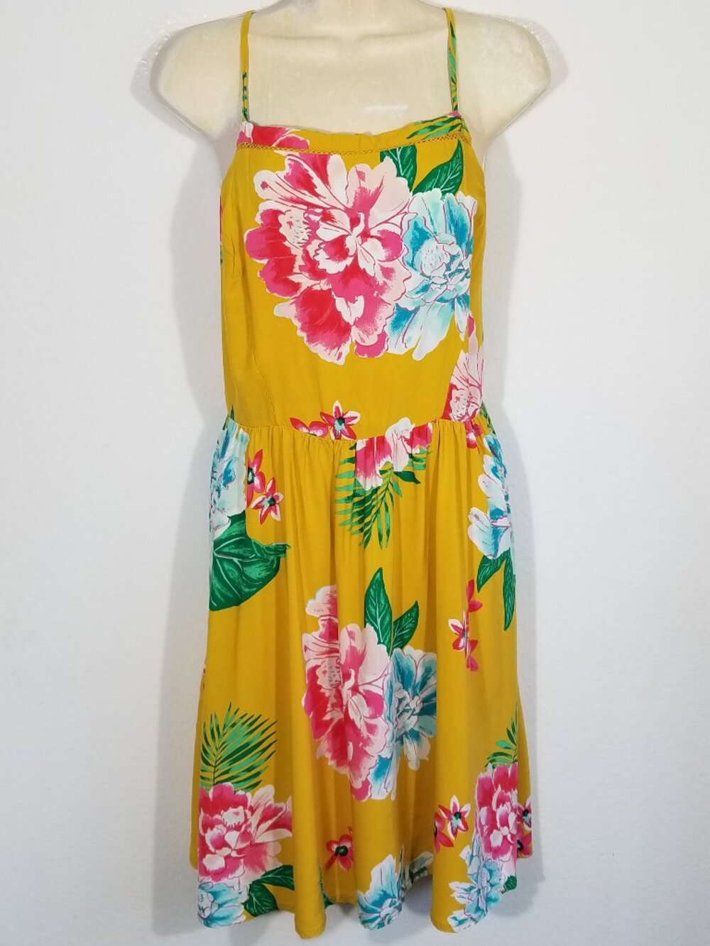 OLD NAVY Fit & Flare Strap Cami Dress Floral 7058E2M